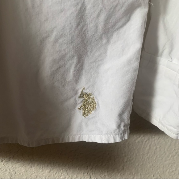 U.S. Polo Assn. White Cotton Shirt - Picture 3 of 7